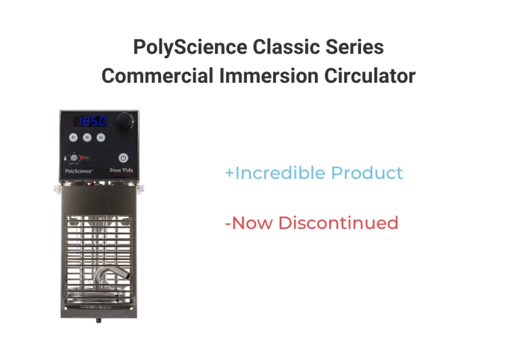The PolyScience Classic Series Immersion Circulator: A Stalwart of Professional Sous Vide Cooking Now a Cherished Relic