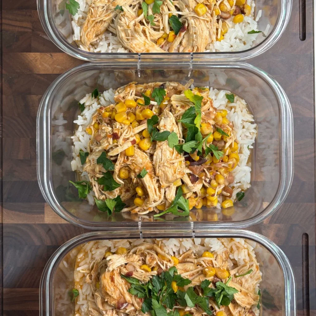 Instant Pot Salsa Chicken Rice Bowl: A High-Protein Meal Prep Solution for Busy Weeks