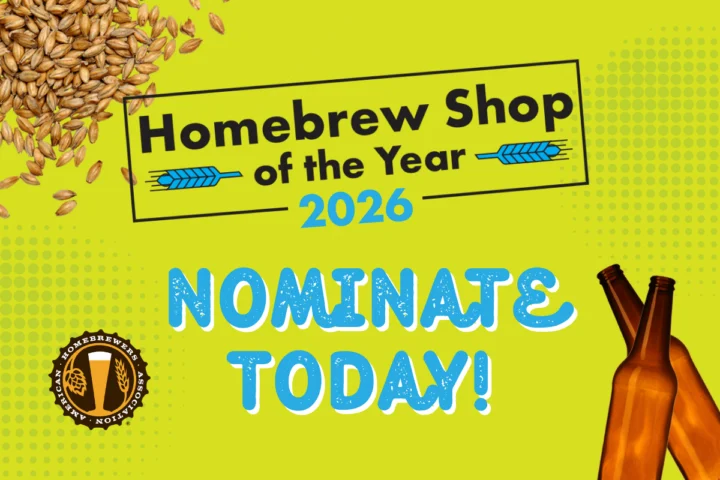 Nominations Open for the 2026 American Homebrewers Association Homebrew Shop of the Year Award