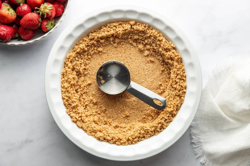 The Easiest Homemade Strawberry Pie with Graham Cracker Crust and Cream Cheese Whipped Cream Crowned Unanimous Family Favorite