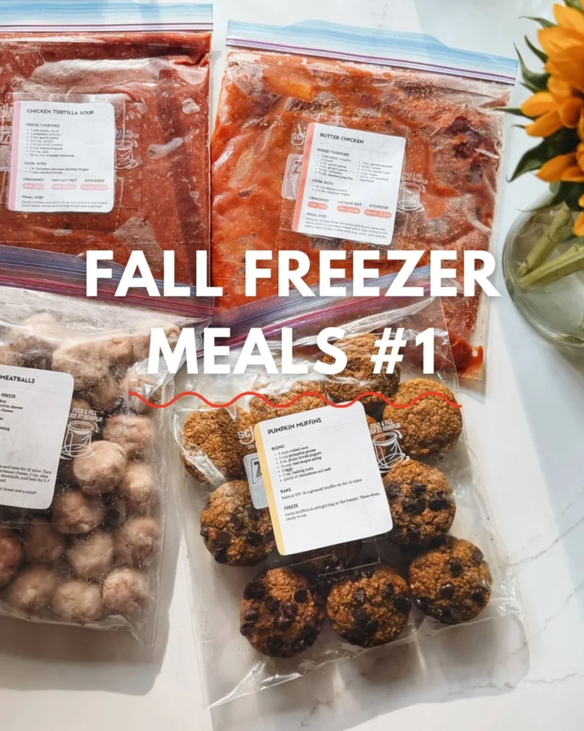 Fall Freezer Meals: A Strategic Approach to Seasonal Meal Preparation and Household Efficiency
